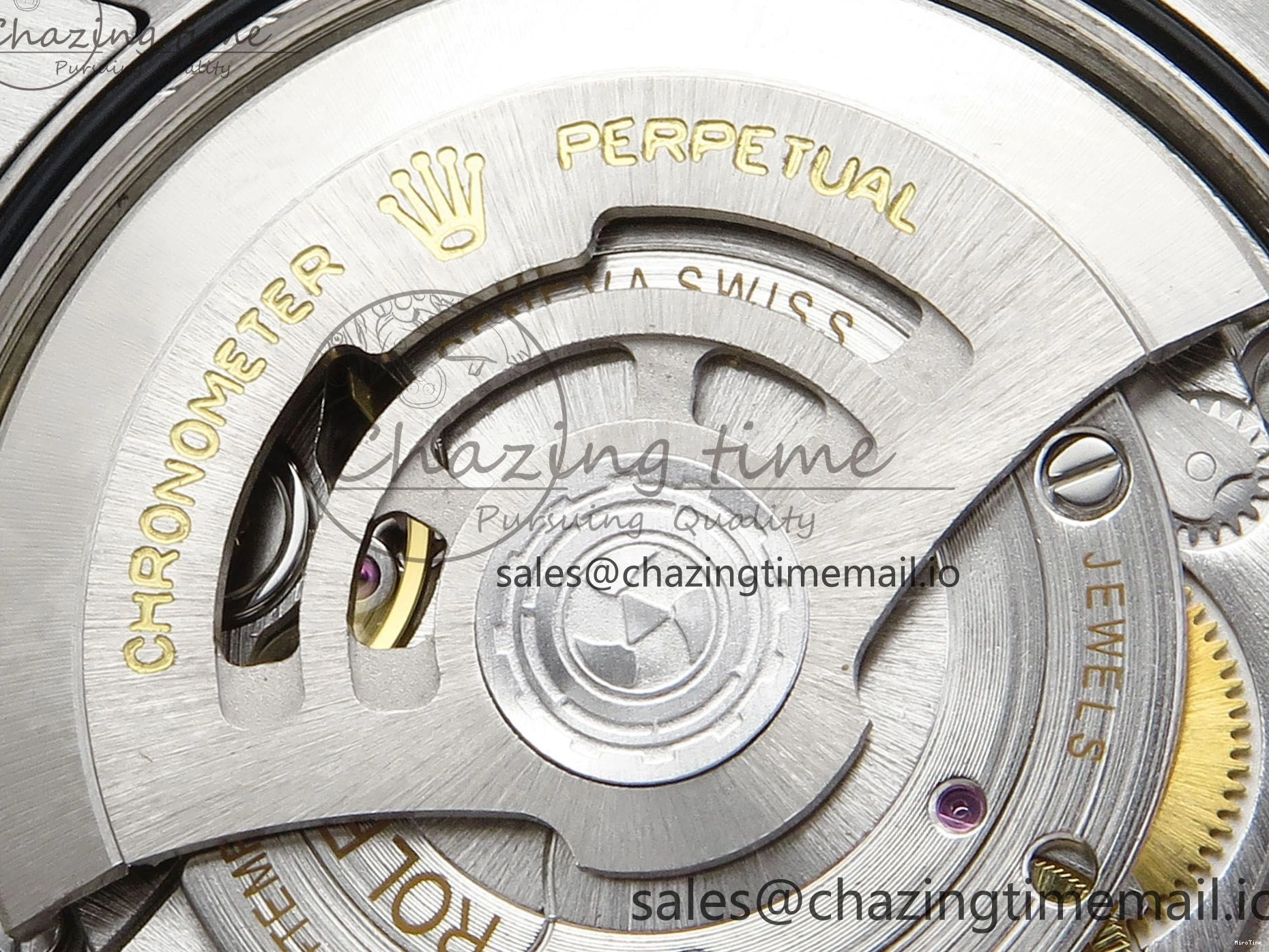 MiroTime 0418 SmartChoice DateJust 36 126233 EWEF Best Edition YG Stick Dial on SS YG Oyster Bracelet A 669